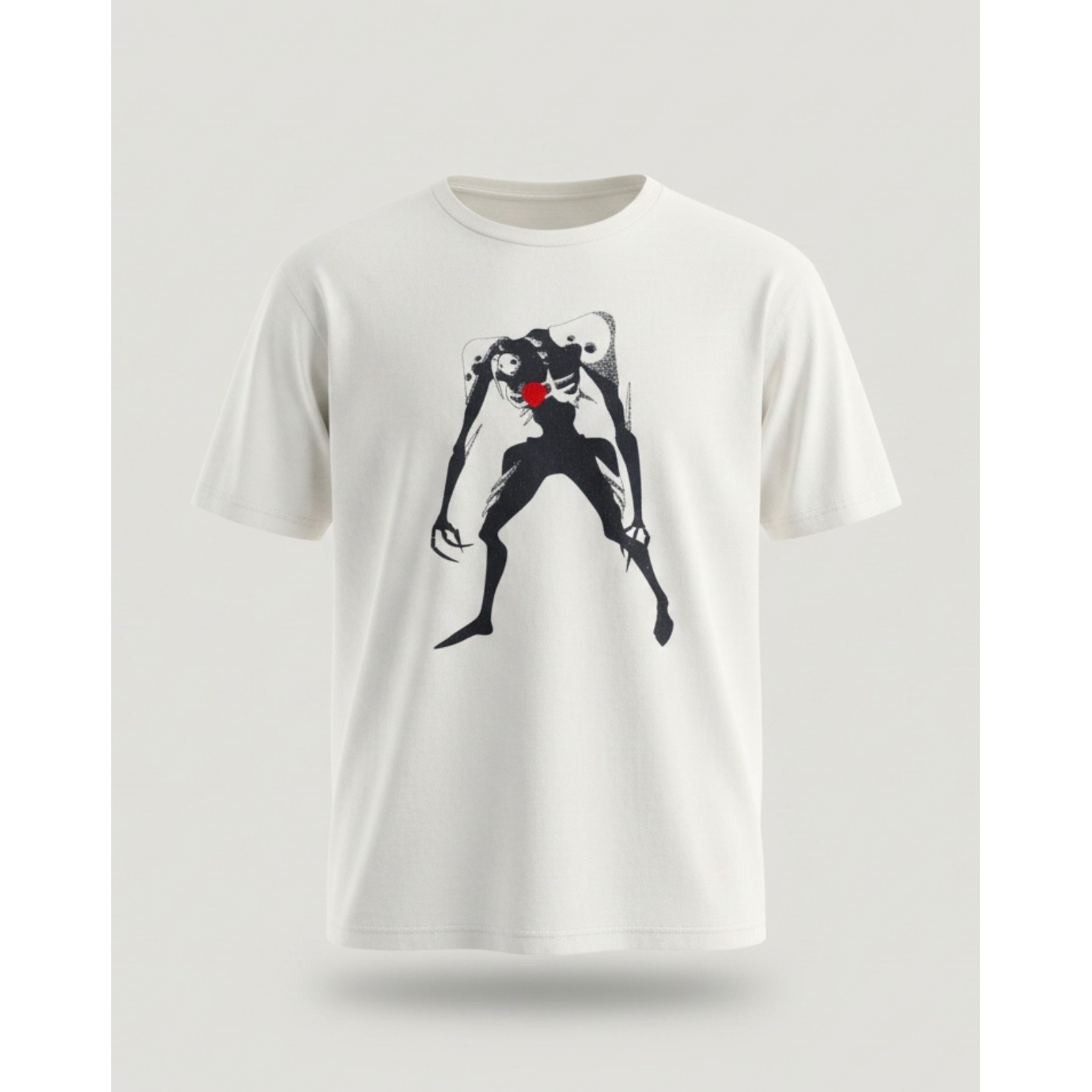 Vintage Evangelion Neon Genesis Sachiel Anime Official Tee White Large